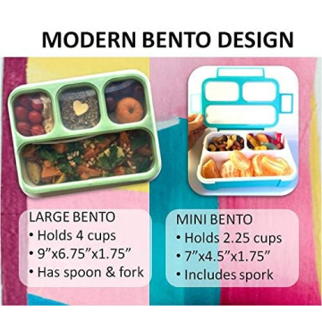 Kinsho Leakproof Bento Lunch Box Set Family Pack Eco-Friendly