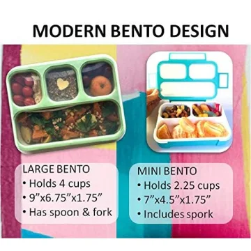 Kinsho Leakproof Bento Lunch Box Set Family Pack Eco-Friendly