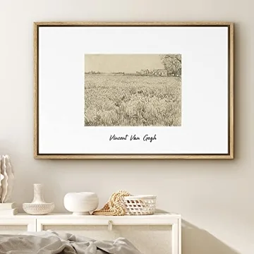 Stunning SIGNLEADER Framed Canvas Print Van Gogh Art