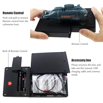 Tipmant Mini RC Submarine - Exciting Toy for Kids