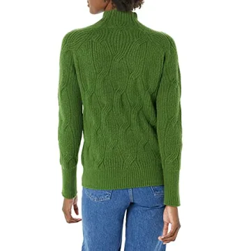 Women’s Cozy Winter Sweater - Soft Funnel Neck Knit Style