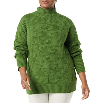 Women’s Cozy Winter Sweater - Soft Funnel Neck Knit Style