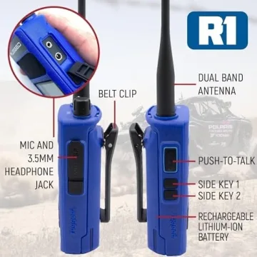 Rugged Radios R1 - Ultimate 5W Two Way Handheld Radio