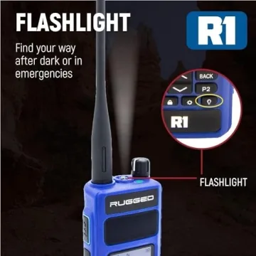 Rugged Radios R1 - Ultimate 5W Two Way Handheld Radio
