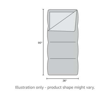 Browning Camping McKinley -30 Degree Sleeping Bag, Clay/Black, 36-Inch x 90-Inch