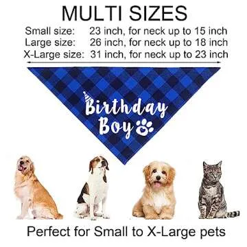 JOTFA Dog Birthday Supplies for Medium Large Pets