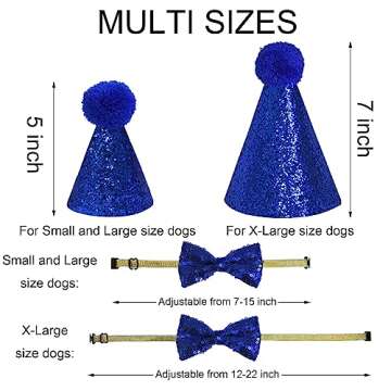 JOTFA Dog Birthday Supplies for Medium Large Pets