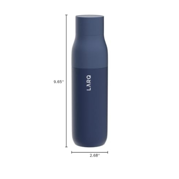 LARQ PureVis Self-Cleaning Water Bottle in Monaco Blue