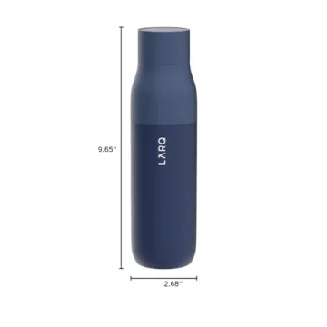 LARQ PureVis Self-Cleaning Water Bottle in Monaco Blue