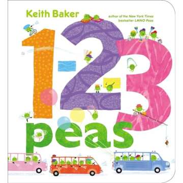 1-2-3 Peas - Fun Counting Book for Kids 1-5