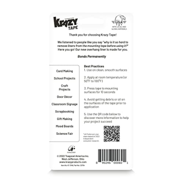 Krazy Double Sided Tape for Crafts & Scrapbooking