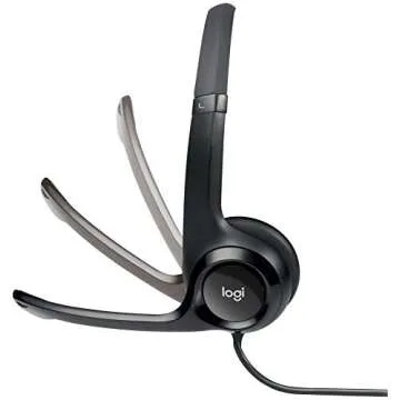 Logitech ClearChat Comfort USB Headset H390 with Mic - Black (Renewed)