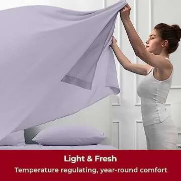 Mellanni Queen Sheets Set - Luxury, Soft, Cooling Bedding