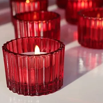 VOHO Tealight Candle Holders Set of 12 for Occasions