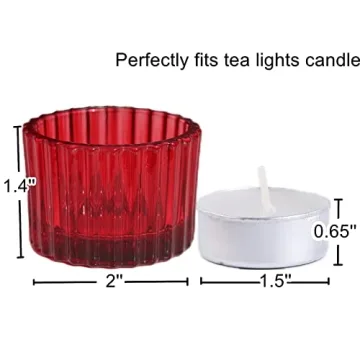 VOHO Tealight Candle Holders Set of 12 for Occasions