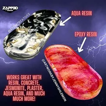 Zapp3D Oval Tray Silicone Mold for DIY Crafts