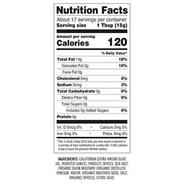 Sonoma Gourmet: Garlic & Herbs Flavored Olive Oil | 100% California Extra Virgin Olive Oil | 8.5 FL OZ (Pack of 2)