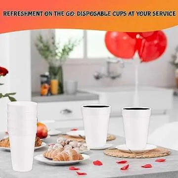 Durable 16oz Foam Cups - Perfect for All Occasions