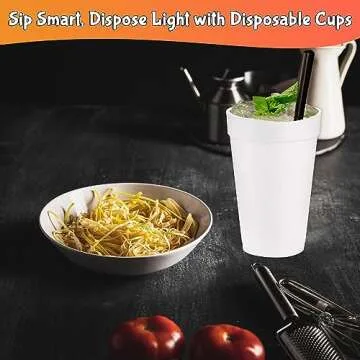 Durable 16oz Foam Cups - Perfect for All Occasions