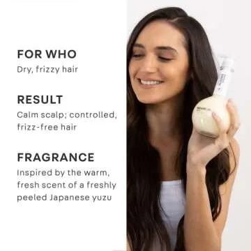 NATURELAB. TOKYO Perfect Smooth Conditioner: Lightweight Moisturizing Conditioner for Smoother Frizz...
