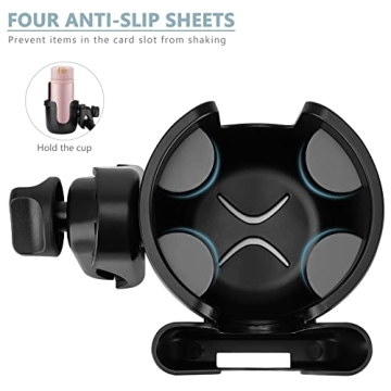 Universal Stroller Cup Holder with Phone Holder for Easy Use