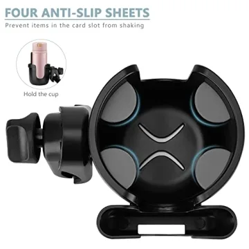 Universal Stroller Cup Holder with Phone Holder for Easy Use