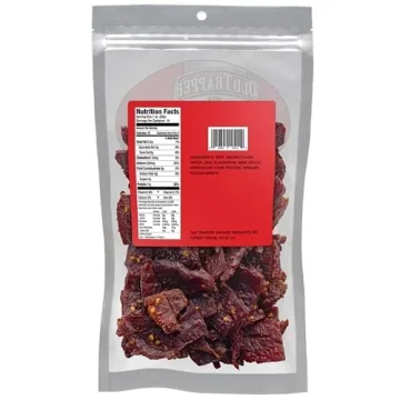 Old Trapper Hot & Spicy Beef Jerky 10-Ounce Gourmet Snack