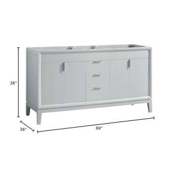 Avanity EMMA-V60 60" Double Wooden Vanity Cabinet - Customize Your Design