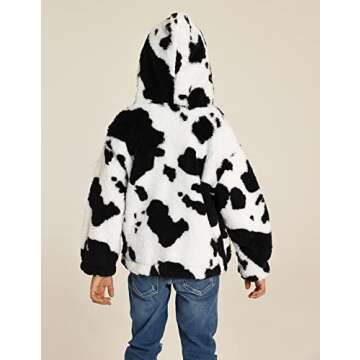 Danna Belle Girls Full Zip Fleece Hoodie Jacket for Winter