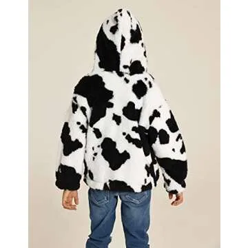 Danna Belle Girls Full Zip Fleece Hoodie Jacket for Winter