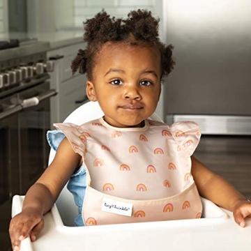 Tiny Twinkle Mess-Proof Bib for Easy Feeding and Travel