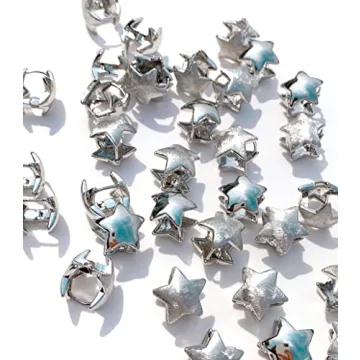 OZEL Star Earrings - Unique Reversible Huggie Design