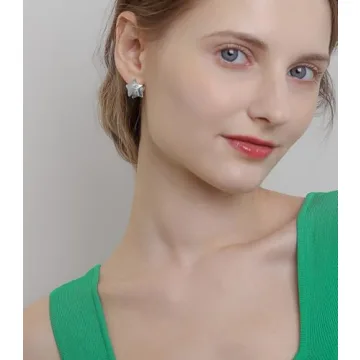 OZEL Star Earrings - Unique Reversible Huggie Design