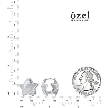 OZEL Star Earrings - Unique Reversible Huggie Design