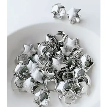 OZEL Star Earrings - Unique Reversible Huggie Design