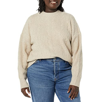 Cozy Amazon Essentials Cable Knit Sweater for Women