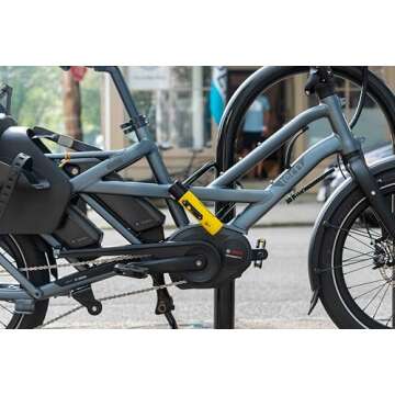 Kryptonite New York Long Shackle Bike U-Lock, Heavy Duty Anti-Theft Security Bicycle Lock Sold Secure Gold, 16mm Long Shackle with Keys, Ultimate Security Lock for Bicycles E-Bikes Scooters