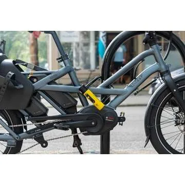 Kryptonite New York Long Shackle Bike U-Lock, Heavy Duty Anti-Theft Security Bicycle Lock Sold Secure Gold, 16mm Long Shackle with Keys, Ultimate Security Lock for Bicycles E-Bikes Scooters