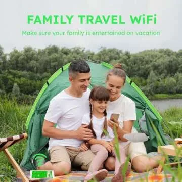 GlocalMe G4 Pro 4G LTE Mobile Hotspot with Global 1GB Data, Portable WiFi Hotspot for Travel in 200+ Countries, 5" Touch Screen Hotspot Device, No SIM Card Needed, 10 Connected Devices(G4 Pro Black)