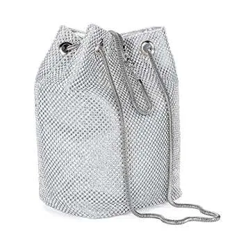 Rhinestone Evening Party Bags for Women - Elegant Sparkly Clutch Bag