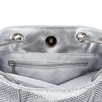 Sparkly Rhinestone Evening Purse for Women - Elegant Clutch