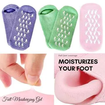 Softening Gel Booties in Assorted Colors for Comfort