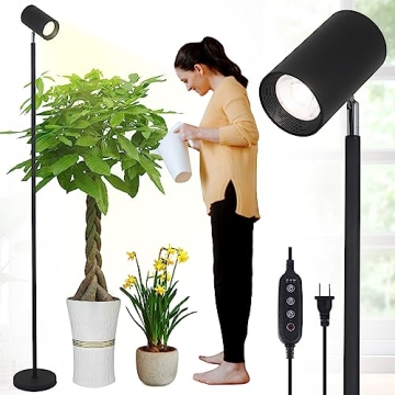 HMVPL Grow Lights Stand for Indoor Plants Full Spectrum Tall Plant Light for Indoor Growing with 20W...