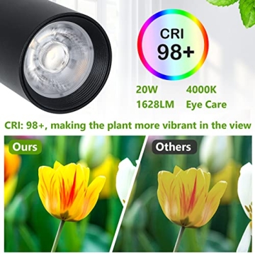 HMVPL Grow Lights for Indoor Plants with Timer