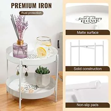 Lewondr 2-Tier Organizer for Bathroom & Kitchen Space