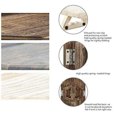 Vesuna Wooden Sofa Arm Tray - Stylish Couch Accessory