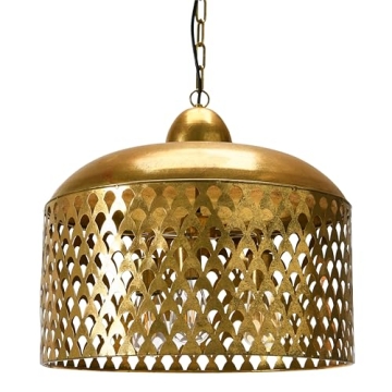 Creative Co-Op Gold Metal Pendant Light for Your Home