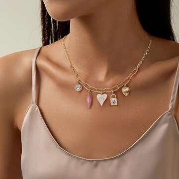 CherLove Evil Eye Necklace for Women, Third Eye Pendant Handmade Luck Amulet Jewelry Protection Gift...