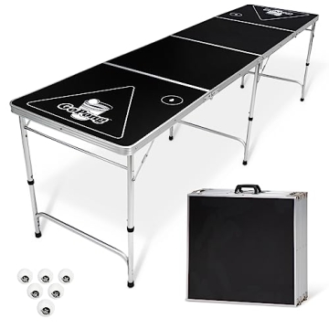 Ultimate GoPong 8-Foot Portable Beer Pong Table - Perfect for Parties