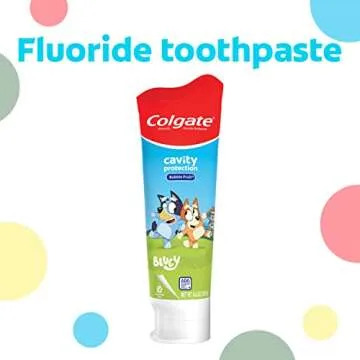 Colgate Kids Bluey Battery Powered Toothbrush and Toothpaste Bundle